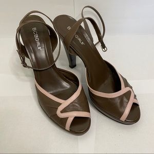 Vintage BCBG Open Toe Heels